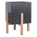 Safavieh Anston Planter, PAT1513 - Natural/Black