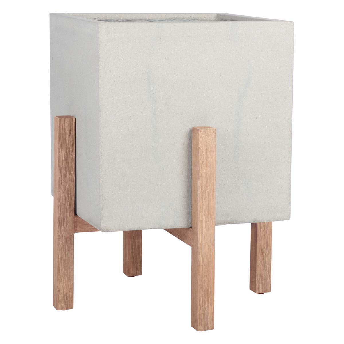 Safavieh Anston Planter, PAT1513 - Natural/Light Grey