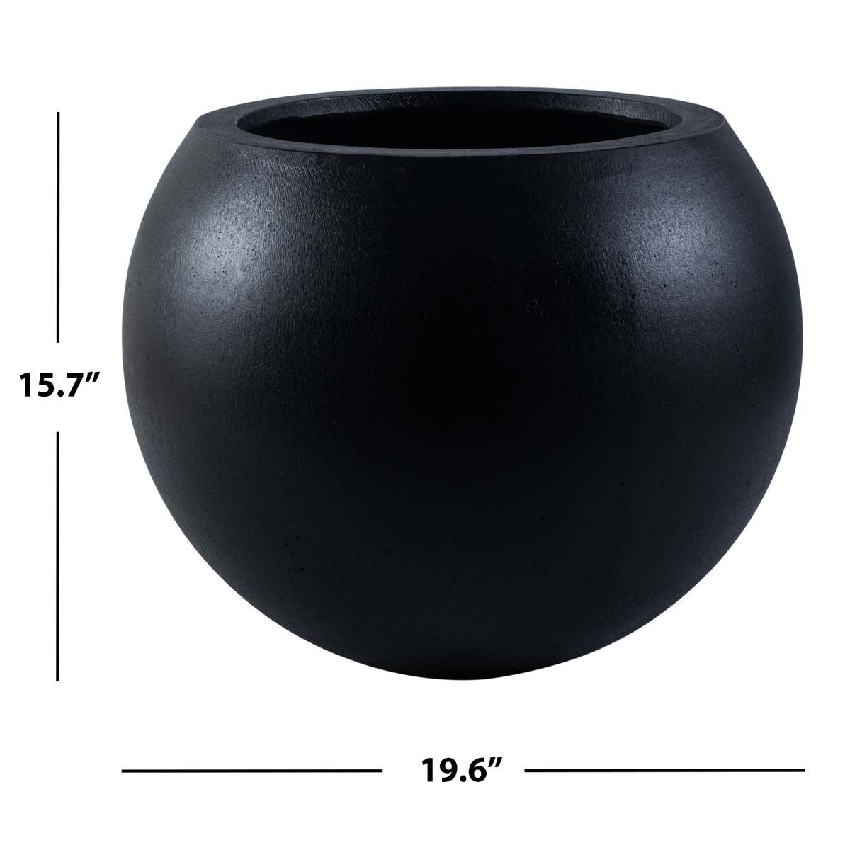 Safavieh Kenslia Planter, PAT1519 - Black