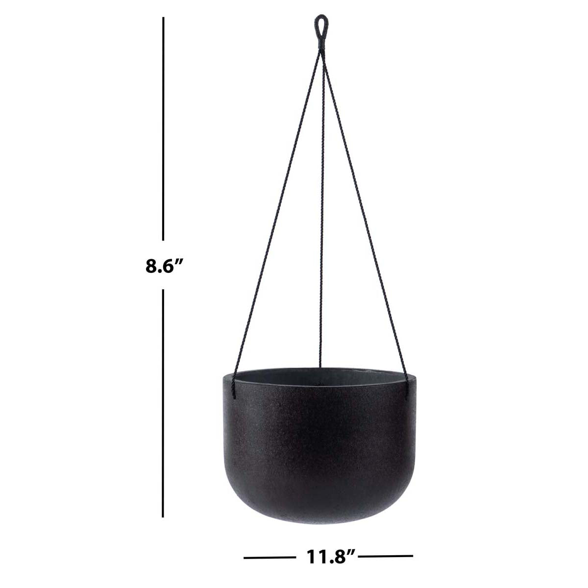 Safavieh Rancer Planter, PAT1527 - Black