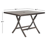 Safavieh Samana Sqaure Folding Table , PAT2002 - Brown