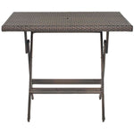 Safavieh Samana Sqaure Folding Table , PAT2002 - Brown