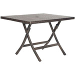 Safavieh Samana Sqaure Folding Table , PAT2002 - Brown