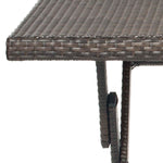 Safavieh Samana Sqaure Folding Table , PAT2002 - Brown