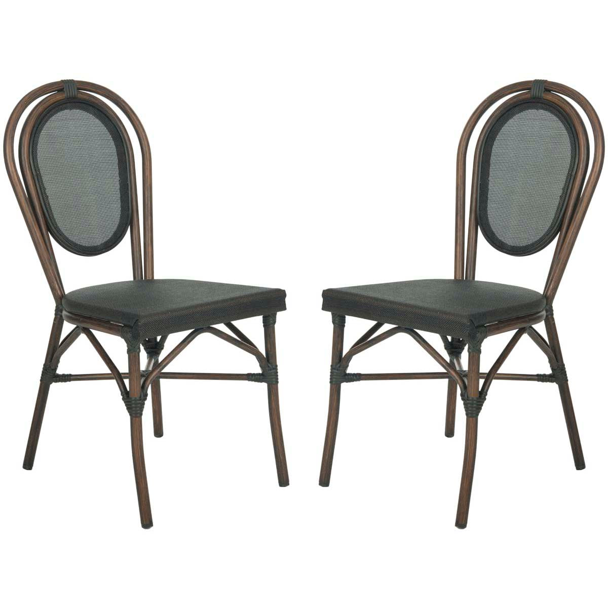Safavieh Ebsen Side Chair , PAT4002 - Black (Set of 2)