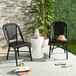 Safavieh Daria  Side Chair , PAT4013 - Black (Set of 2)