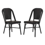 Safavieh Daria  Side Chair , PAT4013 - Black (Set of 2)
