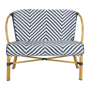 Safavieh Dandra Herringbone Rattan Settee , PAT4016