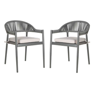 Safavieh Greer Stackable Rope Chair (Set of 2), PAT4023
