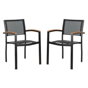 Safavieh Kaelan Stackable Chair (Set of 2), PAT4030