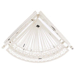 Safavieh Abarrane Wrought Iron 4 Tier Outdoor Corner Shelf , PAT5013 - Antique White