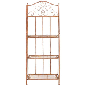 Safavieh Amaris Wrought Iron 4 Tier Outdoor Bakers Rack , PAT5014