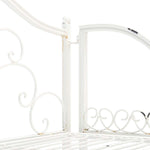 Safavieh Amaris Wrought Iron 4 Tier Outdoor Bakers Rack , PAT5014 - Antique White