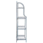 Safavieh Amaris Wrought Iron 4 Tier Outdoor Bakers Rack , PAT5014 - Mossy Blue