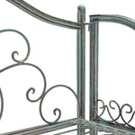 Safavieh Amaris Wrought Iron 4 Tier Outdoor Bakers Rack , PAT5014 - Antique Green