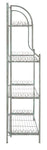 Safavieh Amaris Wrought Iron 4 Tier Outdoor Bakers Rack , PAT5014 - Antique Green