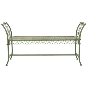 Safavieh Arona Wrought Iron Outdoor Tree Bench, PAT5015