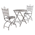 Safavieh Belen Bistro Set, One Table And Two Chairs , PAT5020 - Black Rust