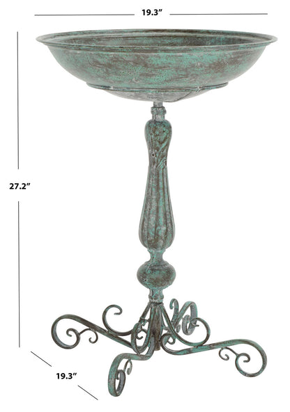 Safavieh Orian Bird Bath , PAT5023 - Antique Green