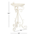 Safavieh Ashlan Bird Bath , PAT5024 - Pearl White