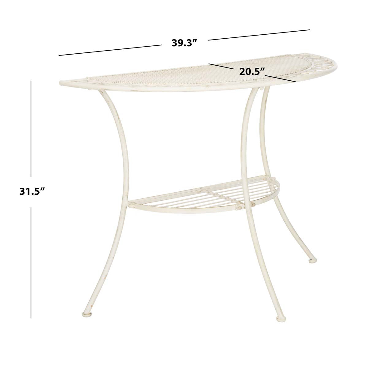 Safavieh Genson End Table , PAT5027 - Pearl White