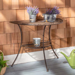 Safavieh Genson End Table , PAT5027 - Unearthed Rust
