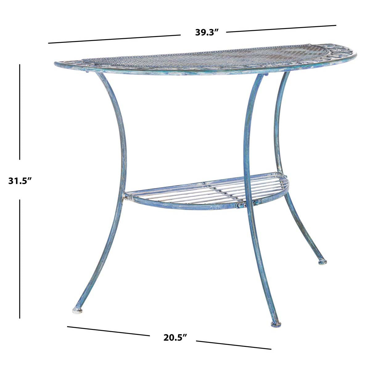 Safavieh Genson End Table , PAT5027 - Antique Blue