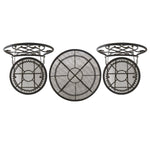 Safavieh Adriel 3Pc Bistro Set , PAT5031 - Anitique Black