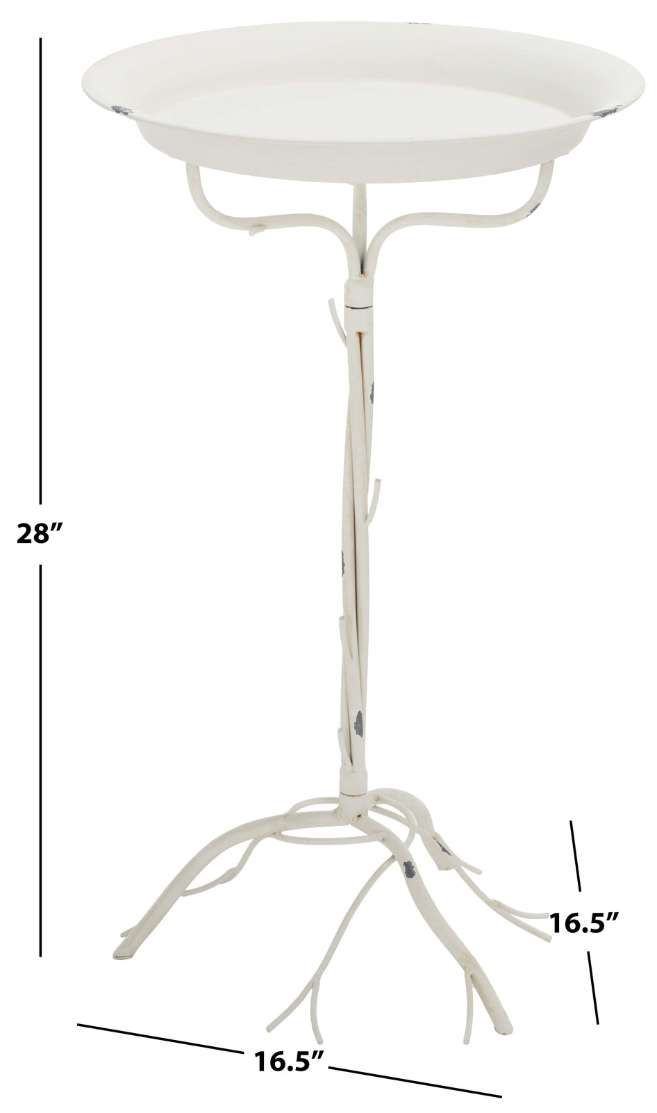 Safavieh Nigel Bird Bath , PAT5032 - Antique White