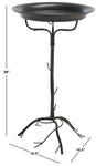 Safavieh Nigel Bird Bath , PAT5032 - Anitique Black