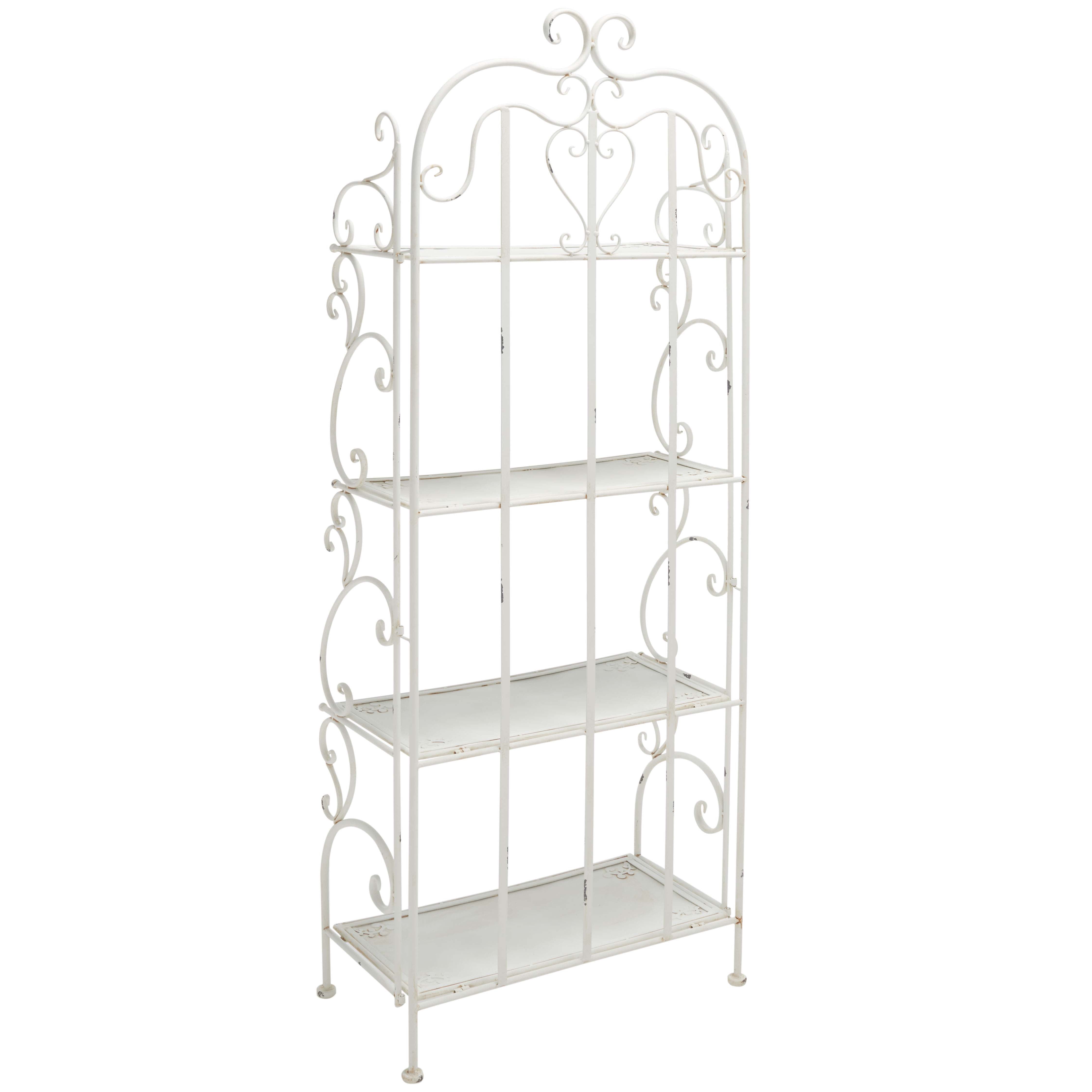 Safavieh Tyrique 4 Tier Shelf Unit , PAT5033 - Antique White