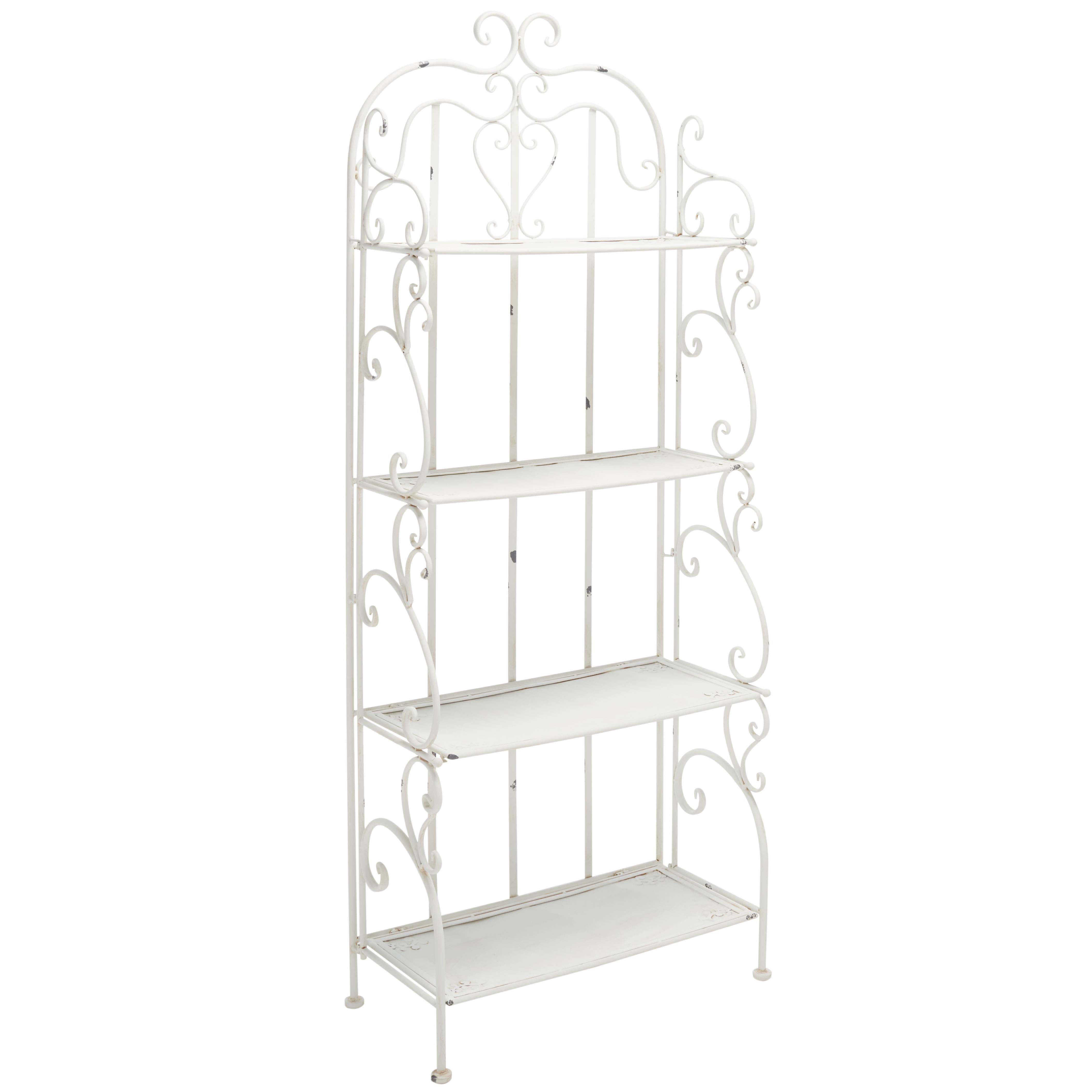 Safavieh Tyrique 4 Tier Shelf Unit , PAT5033 - Antique White