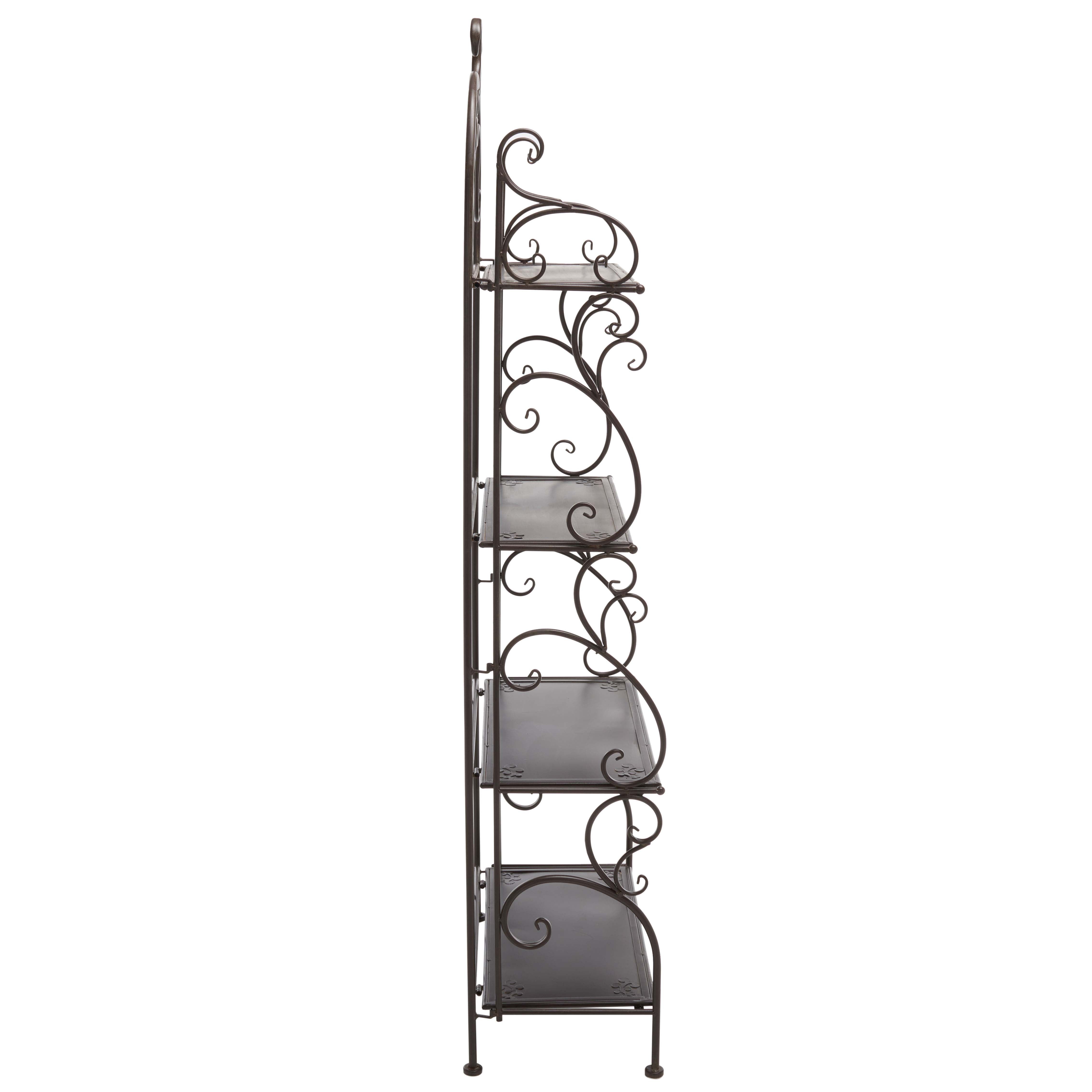 Safavieh Tyrique 4 Tier Shelf Unit , PAT5033 - Rustic Brown