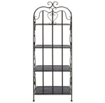 Safavieh Tyrique 4 Tier Shelf Unit , PAT5033 - Antique Black