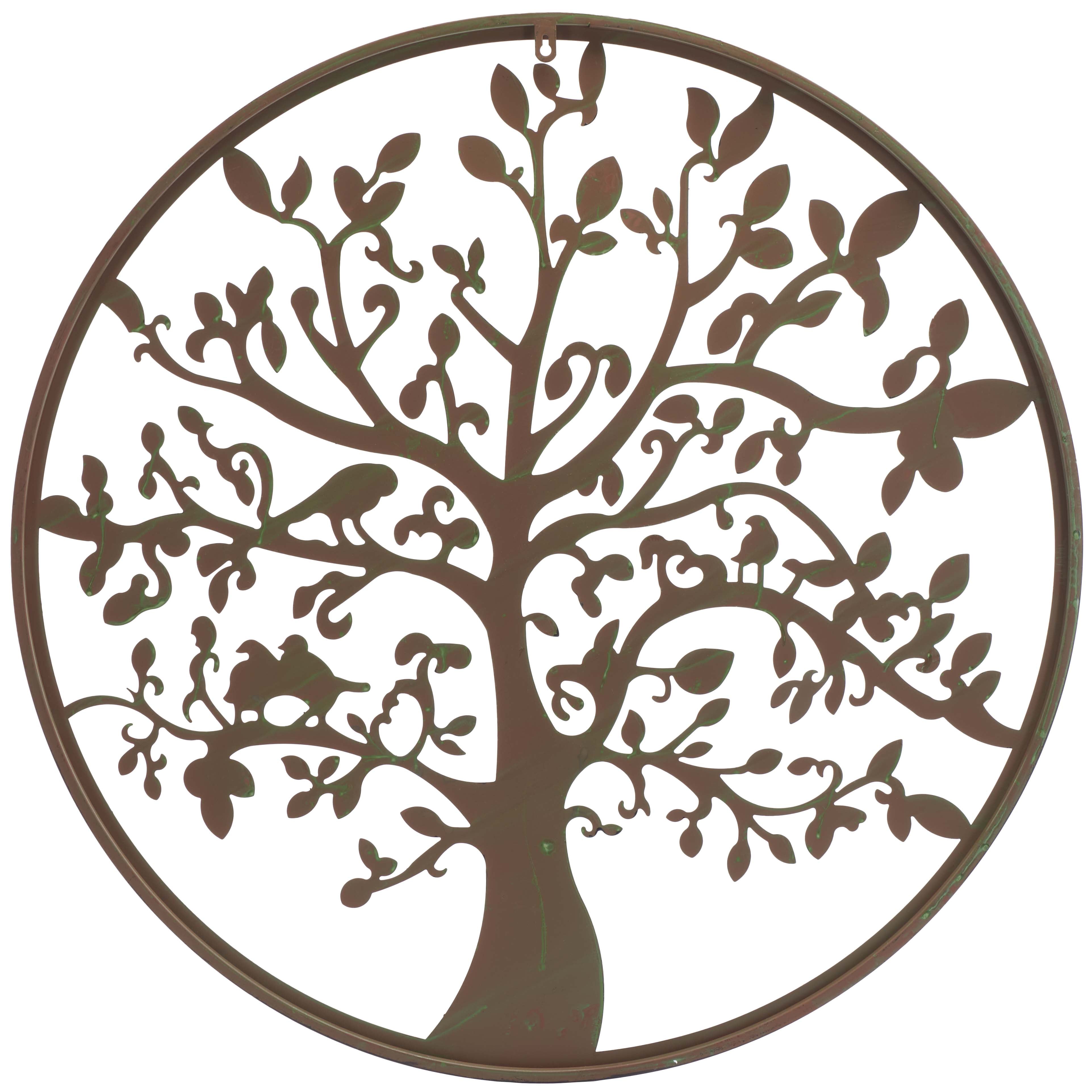 Safavieh 31.5 Tree Of Life Wall Art , PAT5040 - Antique Blue