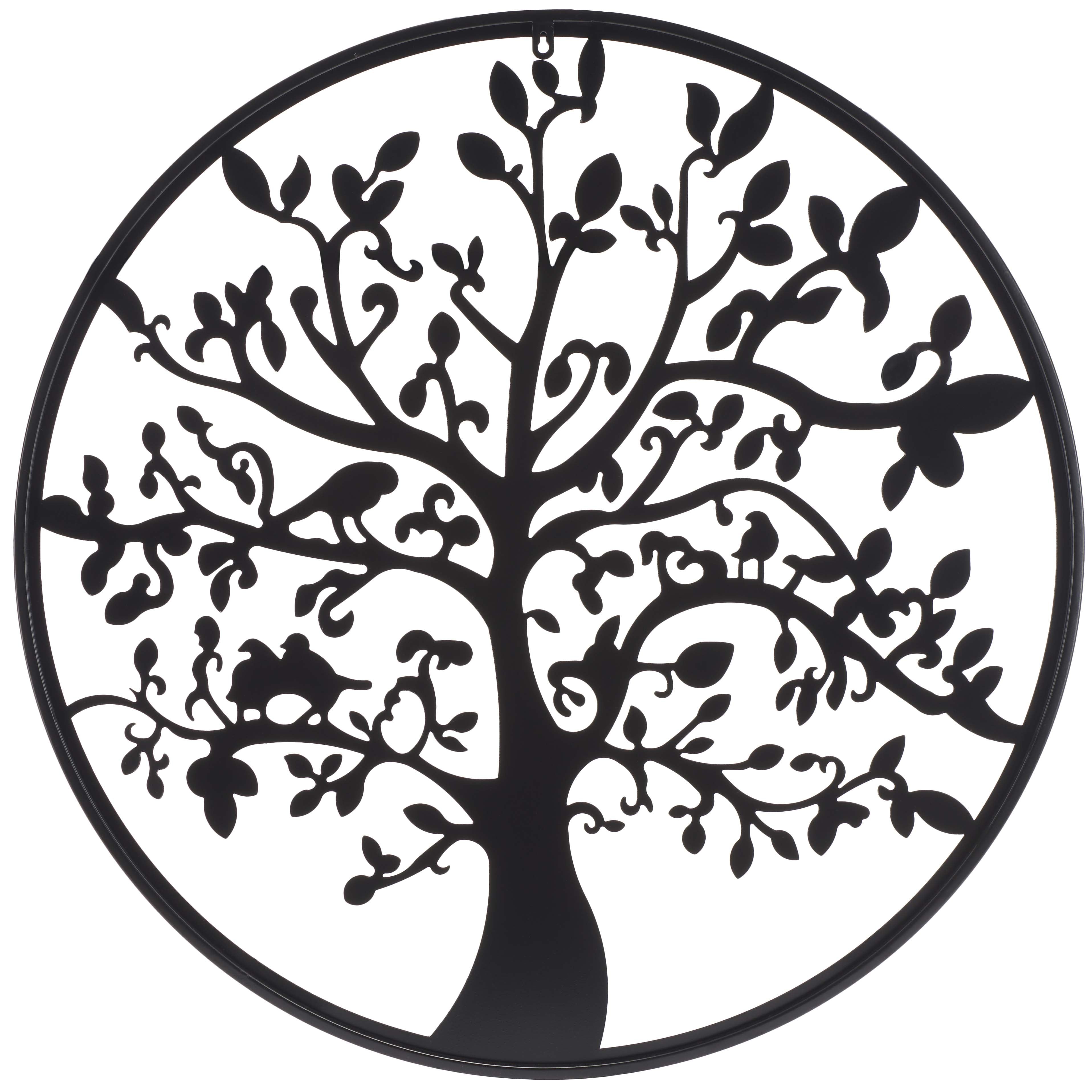 Safavieh 31.5 Tree Of Life Wall Art , PAT5040 - Flat Black