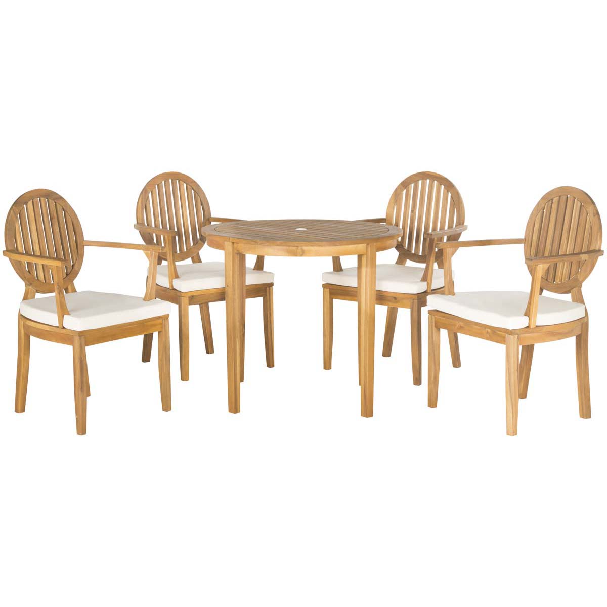 Safavieh Chino 5Pc Dining Set , PAT6706 - Natural