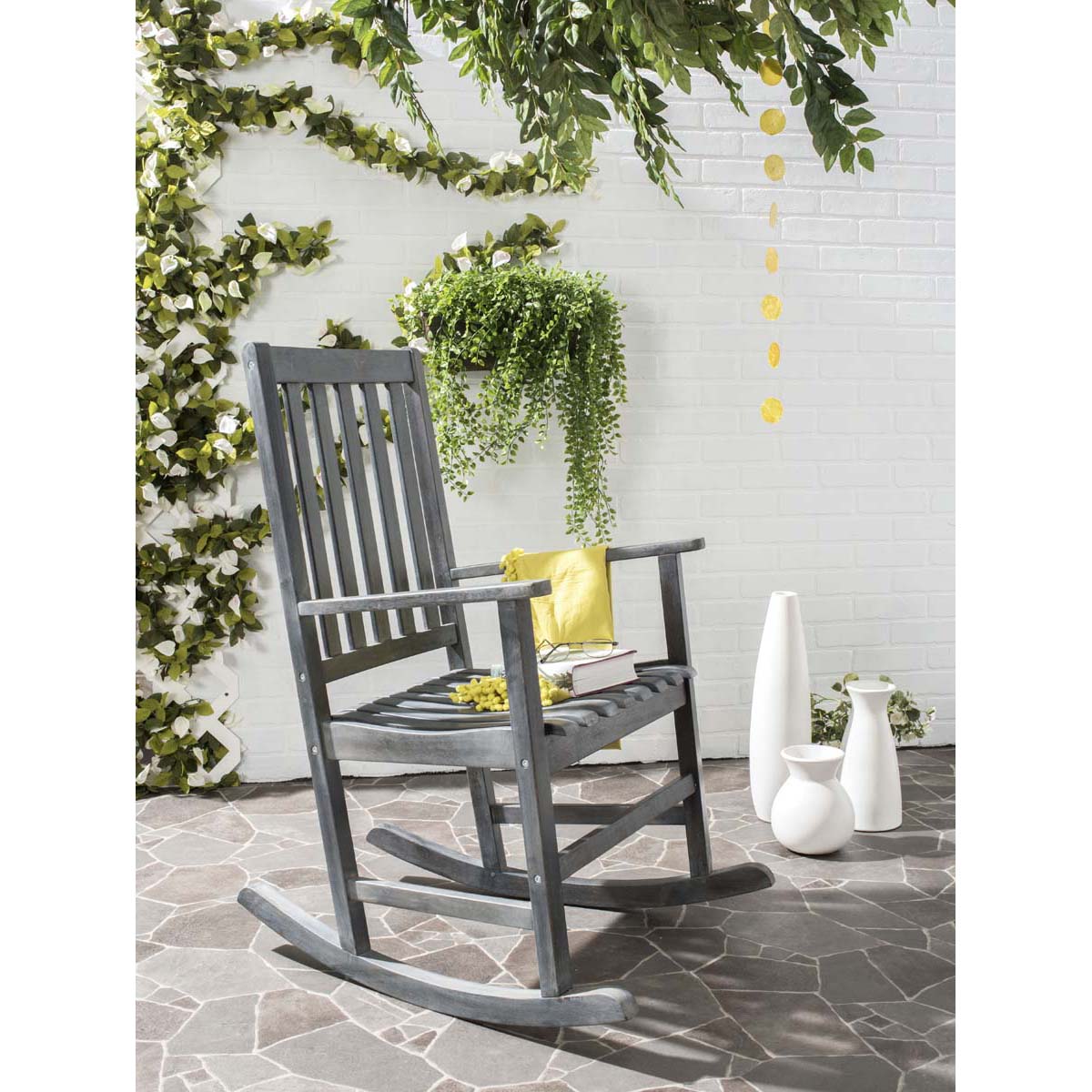 Safavieh Barstow Rocking Chair , PAT6707 - Ash Grey