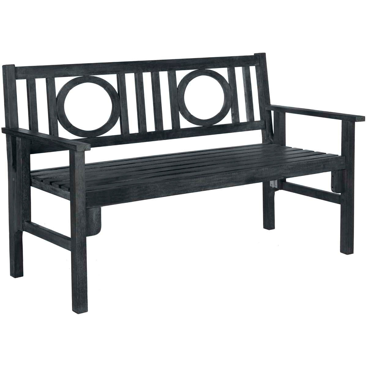 Safavieh Piedmont Folding Bench , PAT6714 - Dark Slate Grey
