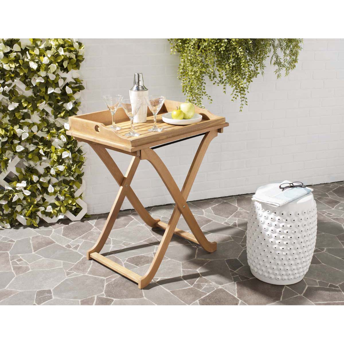 Safavieh Covina Tray Table , PAT6716 - Natural