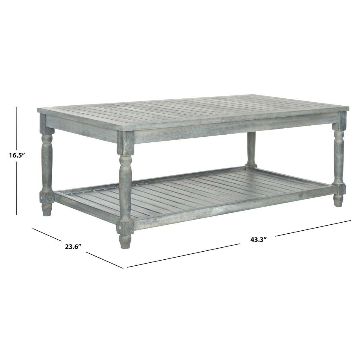 Safavieh Oakley Coffee Table , PAT6726 - Ash Grey