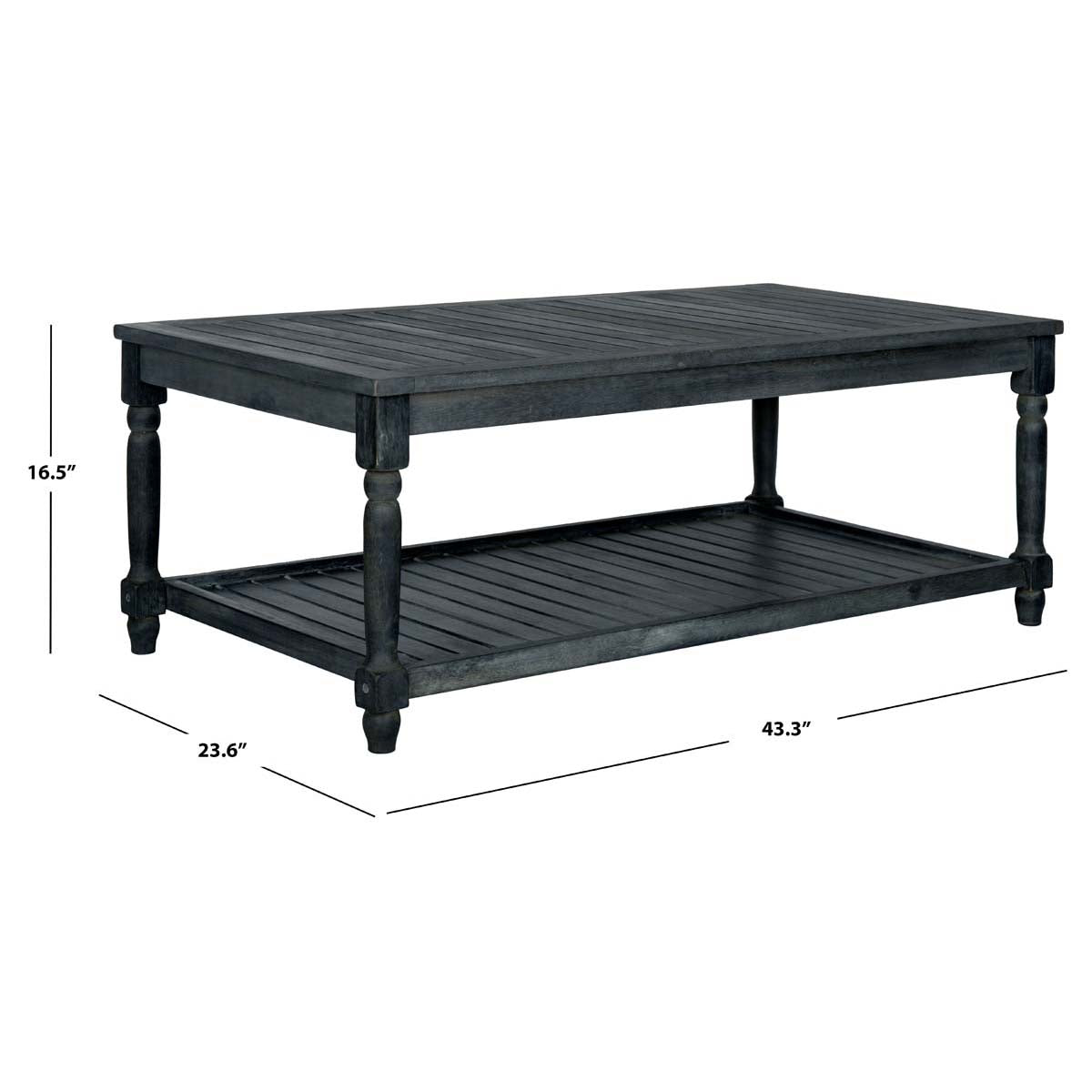 Safavieh Oakley Coffee Table , PAT6726 - Dark Slate Grey