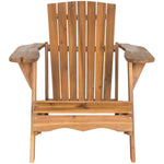 Safavieh Vista Wine Glass Holder Adirondack Chair , PAT6727 - Natural
