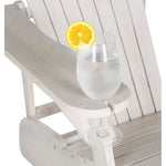 Safavieh Vista Wine Glass Holder Adirondack Chair , PAT6727 - Antique White