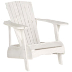 Safavieh Vista Wine Glass Holder Adirondack Chair , PAT6727 - Antique White