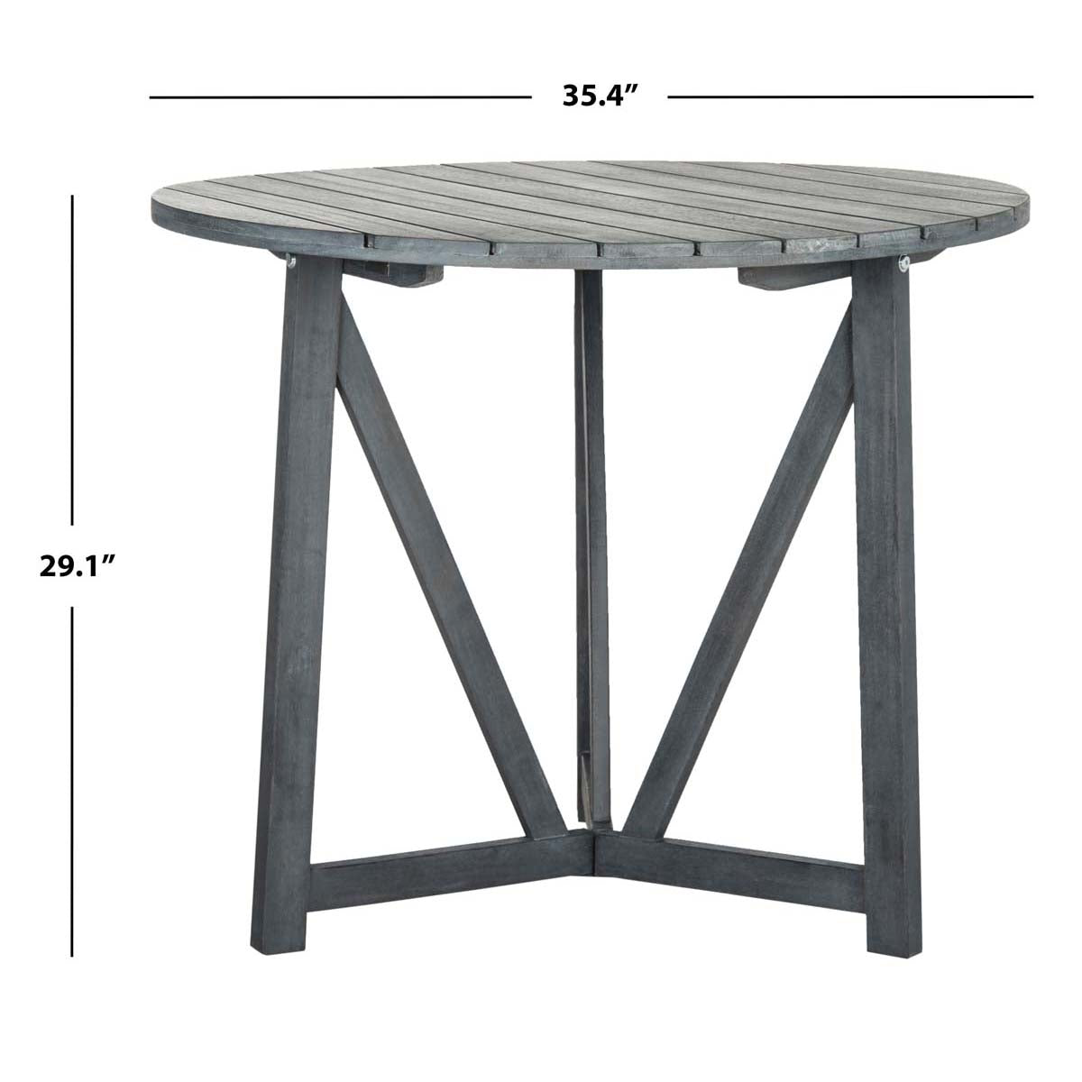 Safavieh Cloverdale Round Table , PAT6733 - Ash Grey
