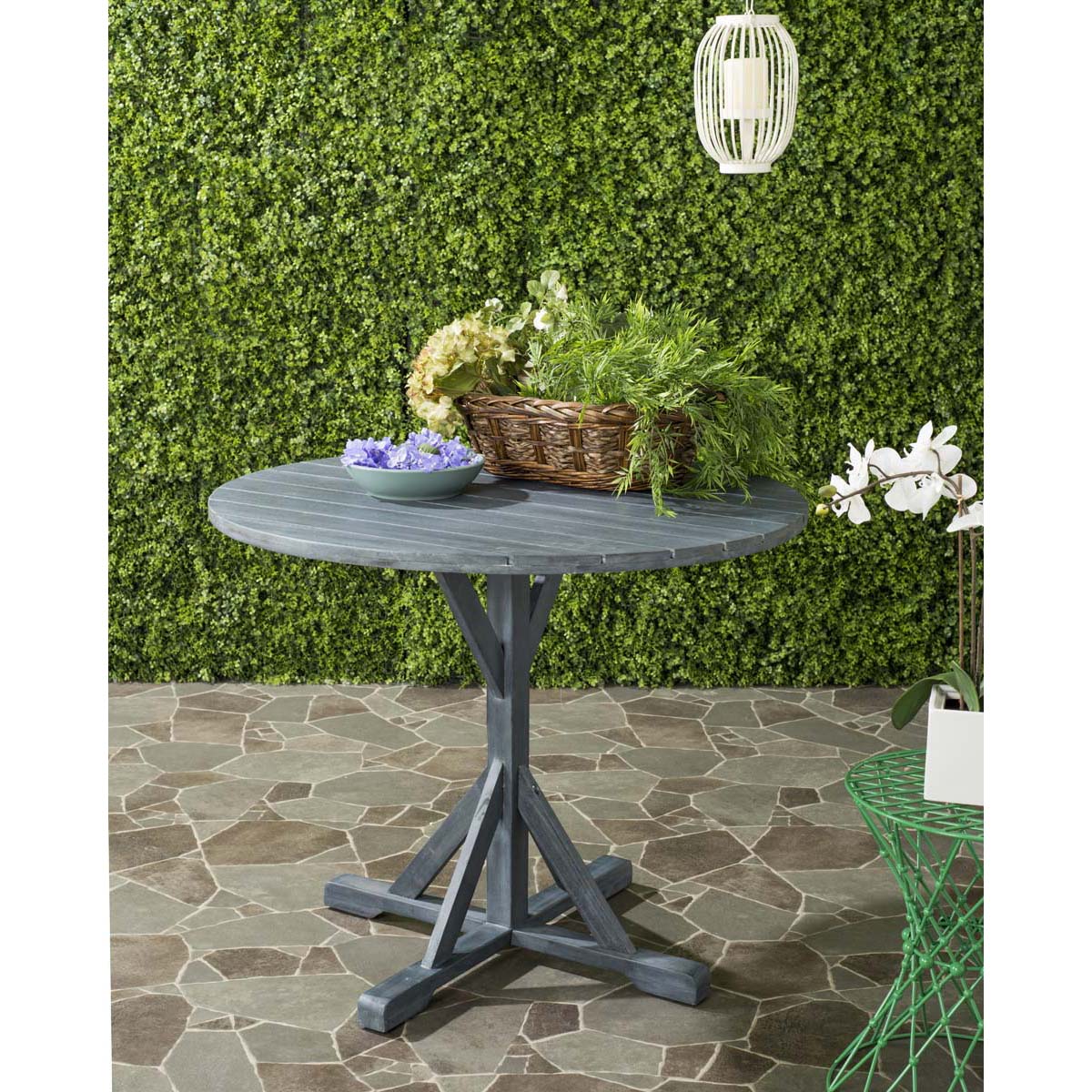 Safavieh Arcata Round Table , PAT6735 - Ash Grey