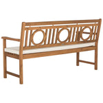 Safavieh Montclair 3 Seat Bench , PAT6736 - Natural/Beige