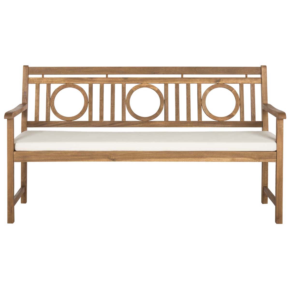 Safavieh Montclair 3 Seat Bench , PAT6736 - Natural/Beige