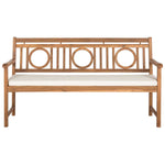 Safavieh Montclair 3 Seat Bench , PAT6736 - Natural/Beige
